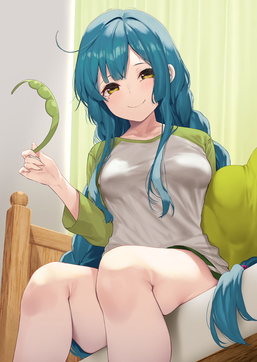 This is a pixiv picture whose title is 部屋着ずんこ.