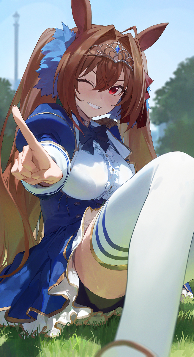 This is a pixiv picture whose title is 23日目,ダイワスカーレット.