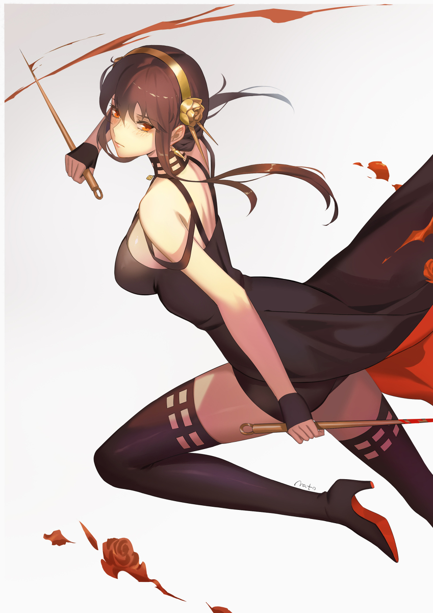 This is a pixiv picture whose title is いばら姫.
