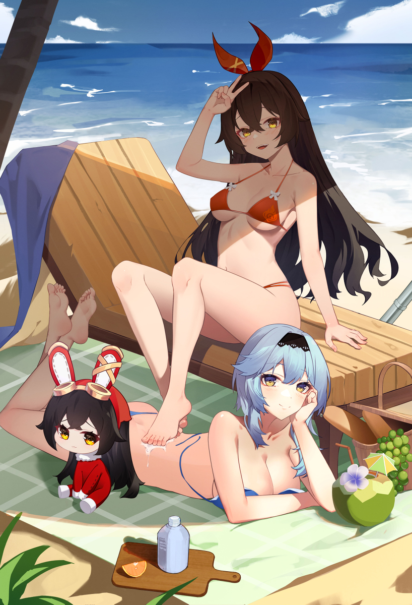 This is a pixiv picture whose title is 夏日柏菈图.