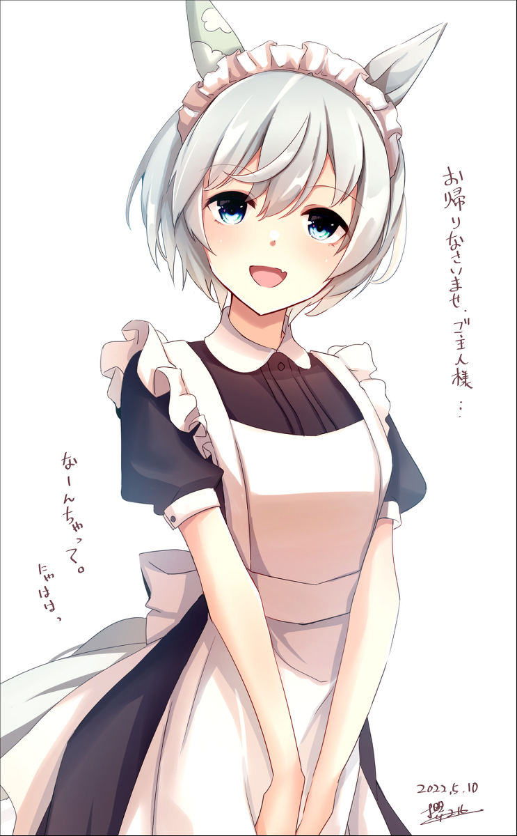 This is a pixiv picture whose title is メイドセイウンスカイ.