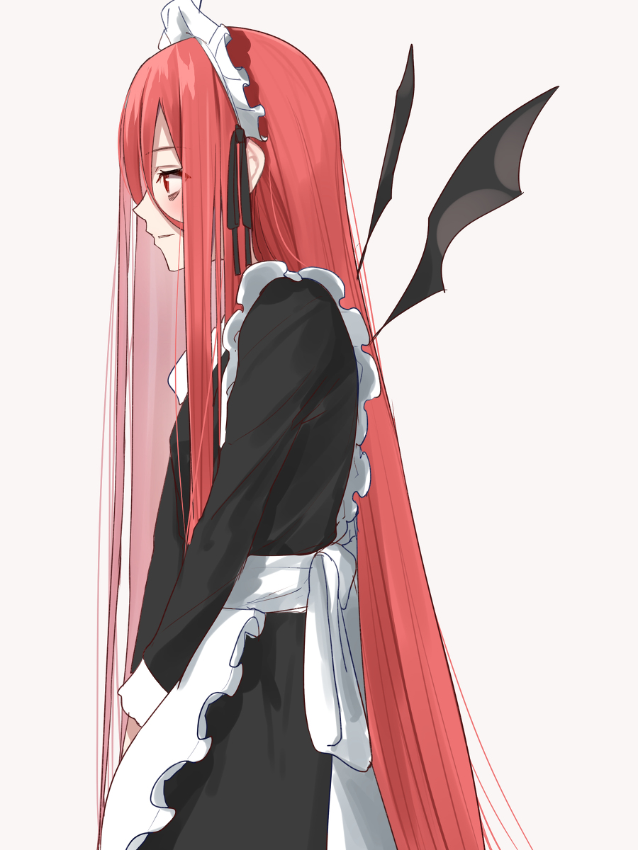 This is a pixiv picture whose title is 22日目。モブメイド。.