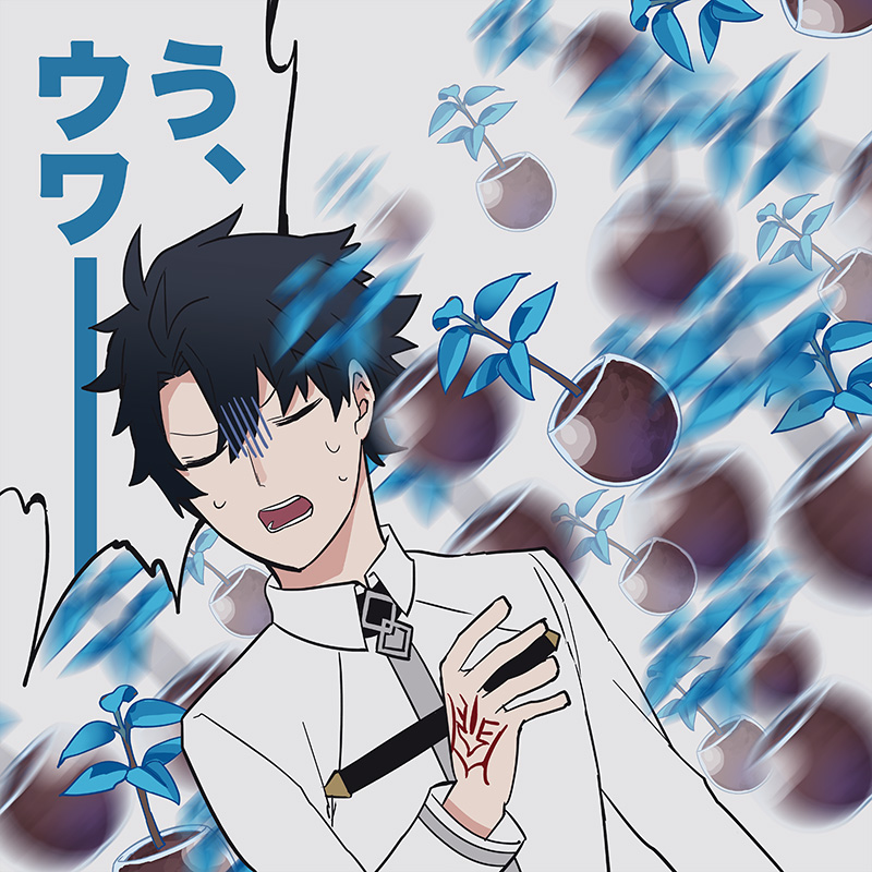 This is a pixiv picture whose title is 青銅の苗木.