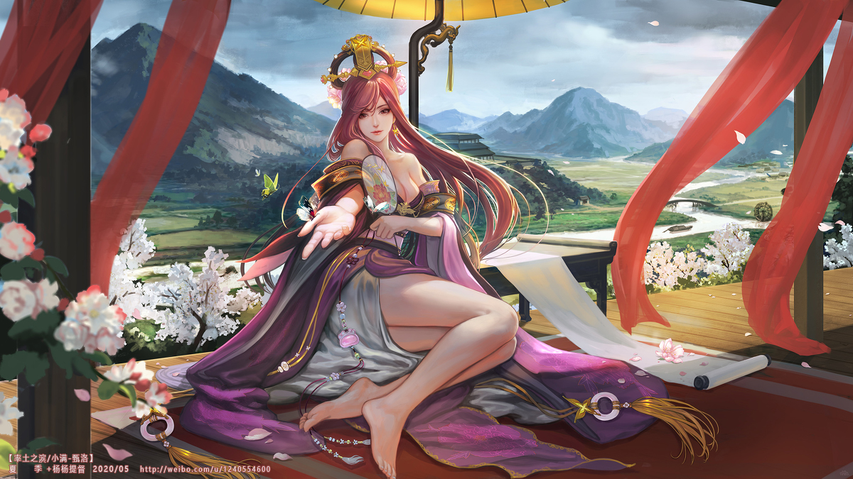 This is a pixiv picture whose title is 【率土之滨】甄洛.