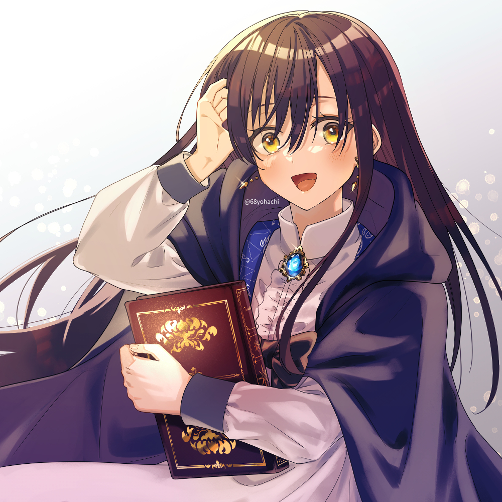 This is a pixiv picture whose title is 魔法使いのための童話連載中です。.