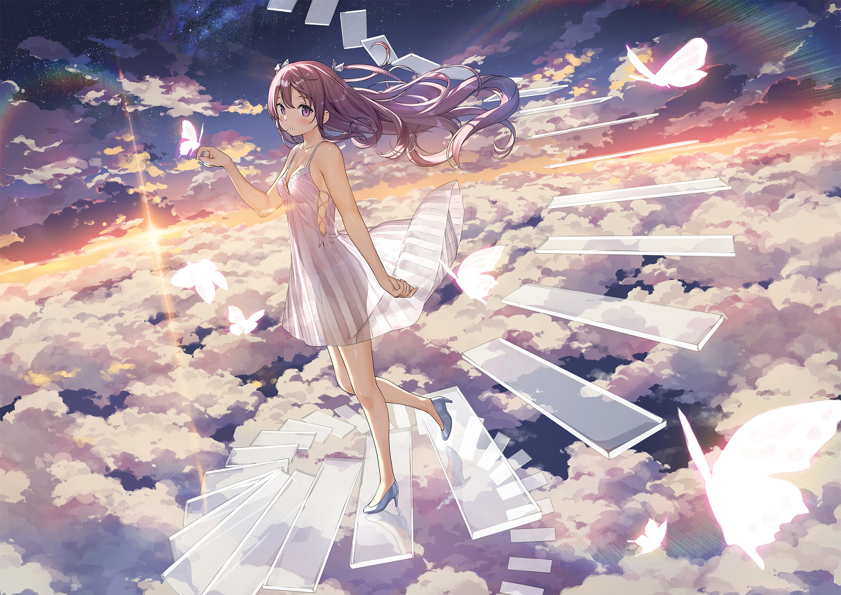 This is a pixiv picture whose title is 空中散歩.
