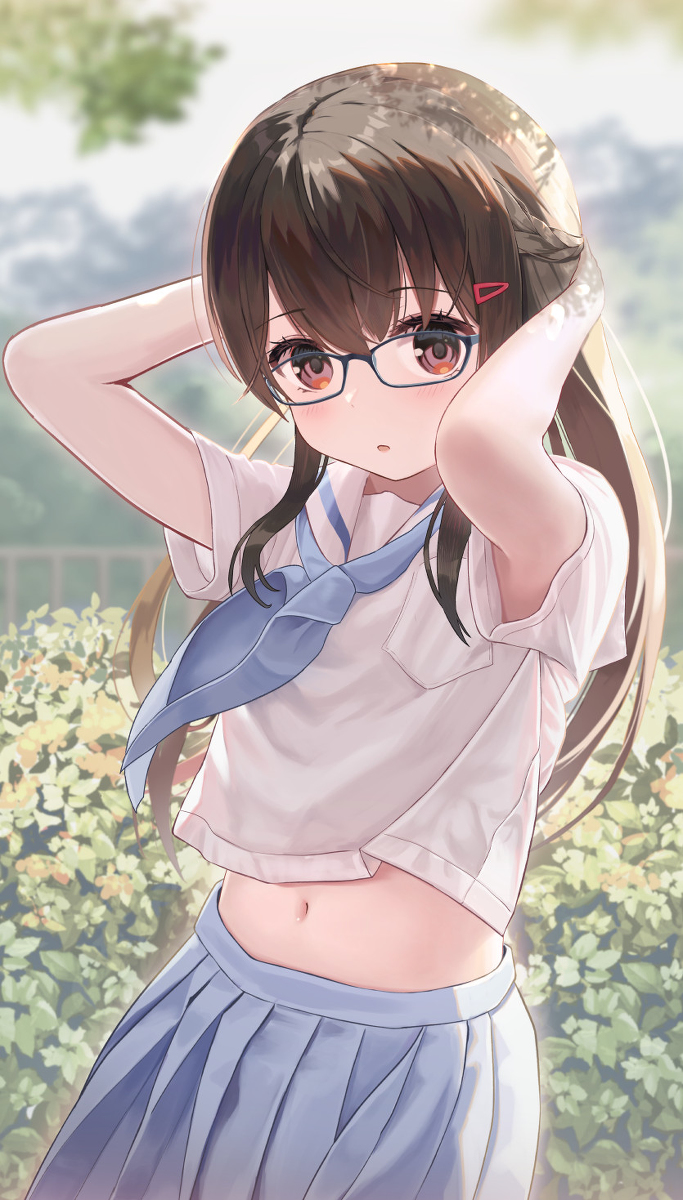 This is a pixiv picture whose title is おへそ.