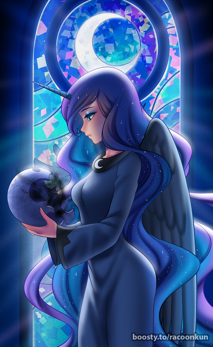 This is a pixiv picture whose title is Luna reflections.