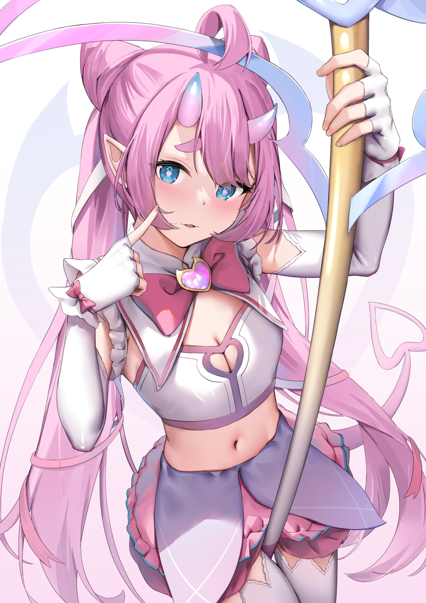 This is a pixiv picture whose title is Chibidoki - Vtuber fanart.