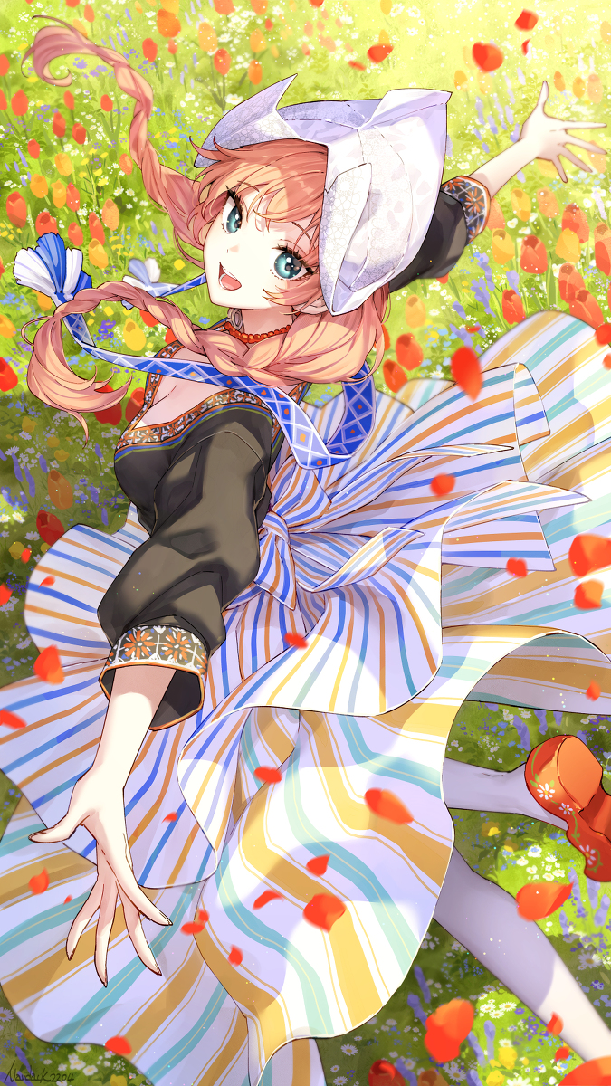 This is a pixiv picture whose title is *:.｡.🌼🌷🌼.｡.:*:..