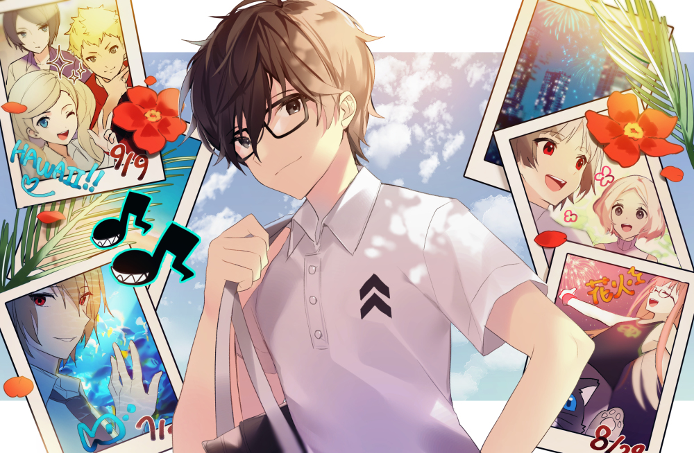 This is a pixiv picture whose title is ペルソナ5 log.