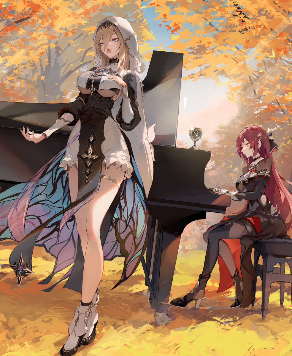 This is a pixiv picture whose title is 崩壊3rd MV.