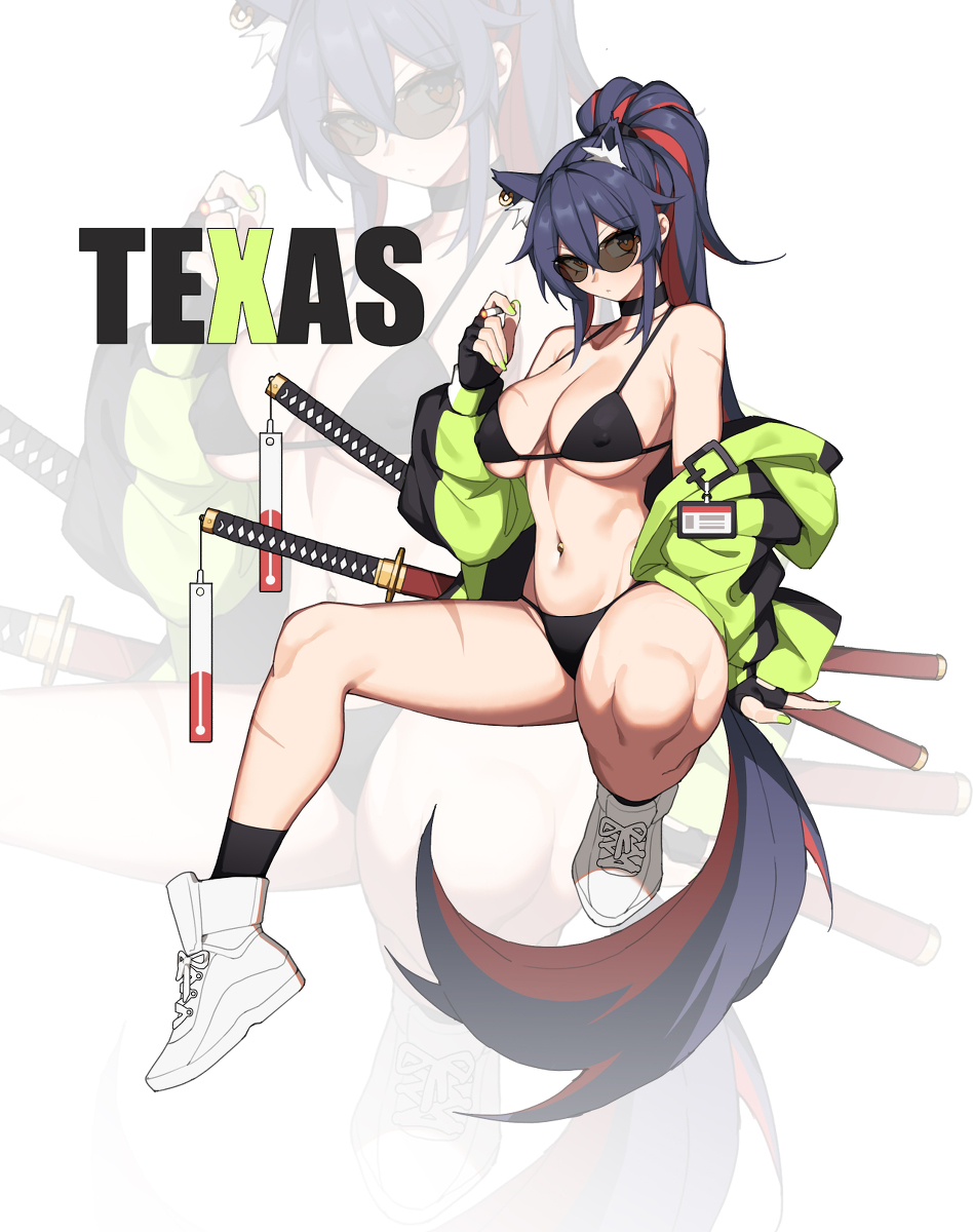 This is a pixiv picture whose title is texas.