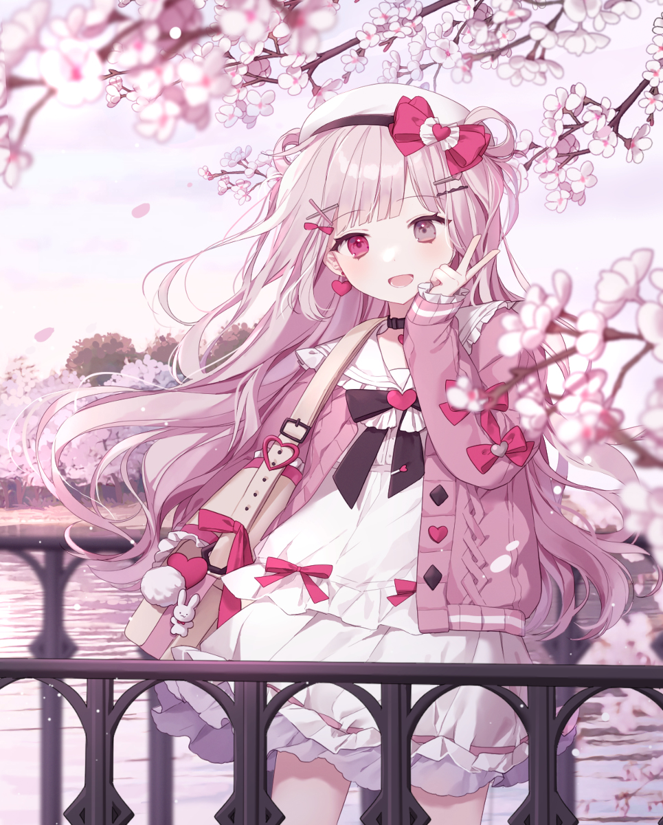 This is a pixiv picture whose title is 🌸.