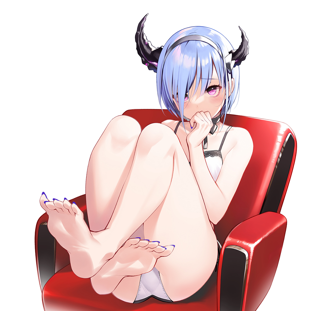 This is a pixiv picture whose title is 角っ娘ちゃん.