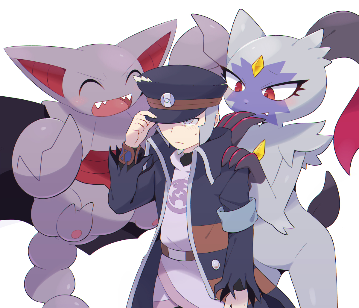This is a pixiv picture whose title is ヒスイノボリさん×ポケ詰め.