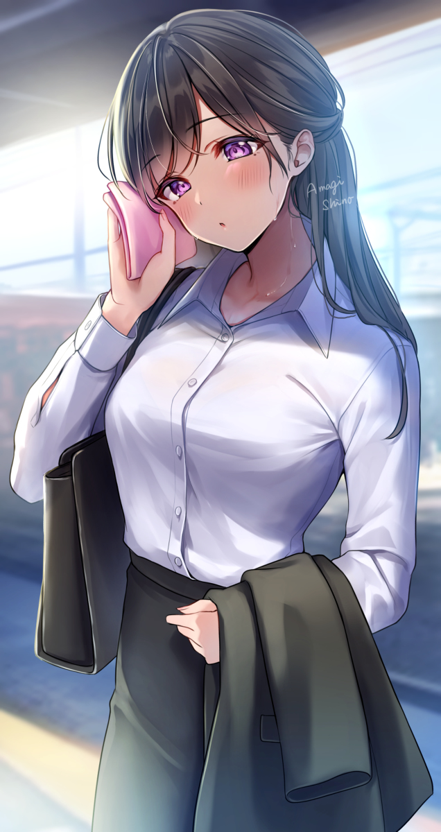 This is a pixiv picture whose title is 受付ちゃん日誌(19).