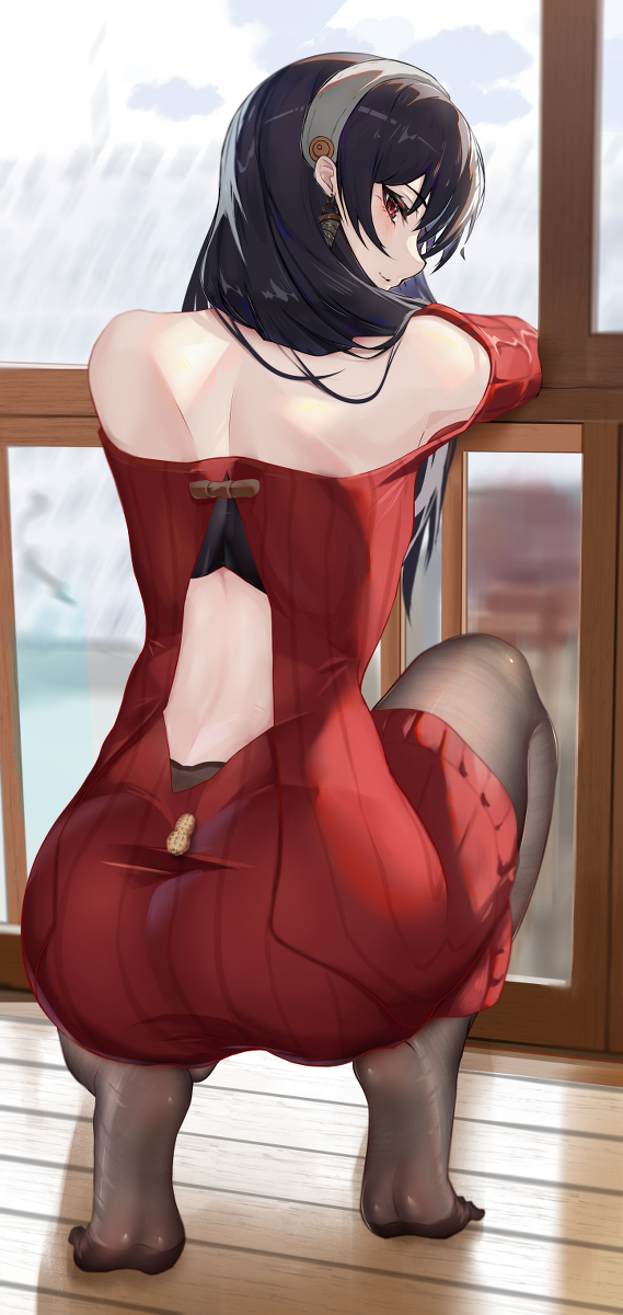 This is a pixiv picture whose title is wanna peanut？.