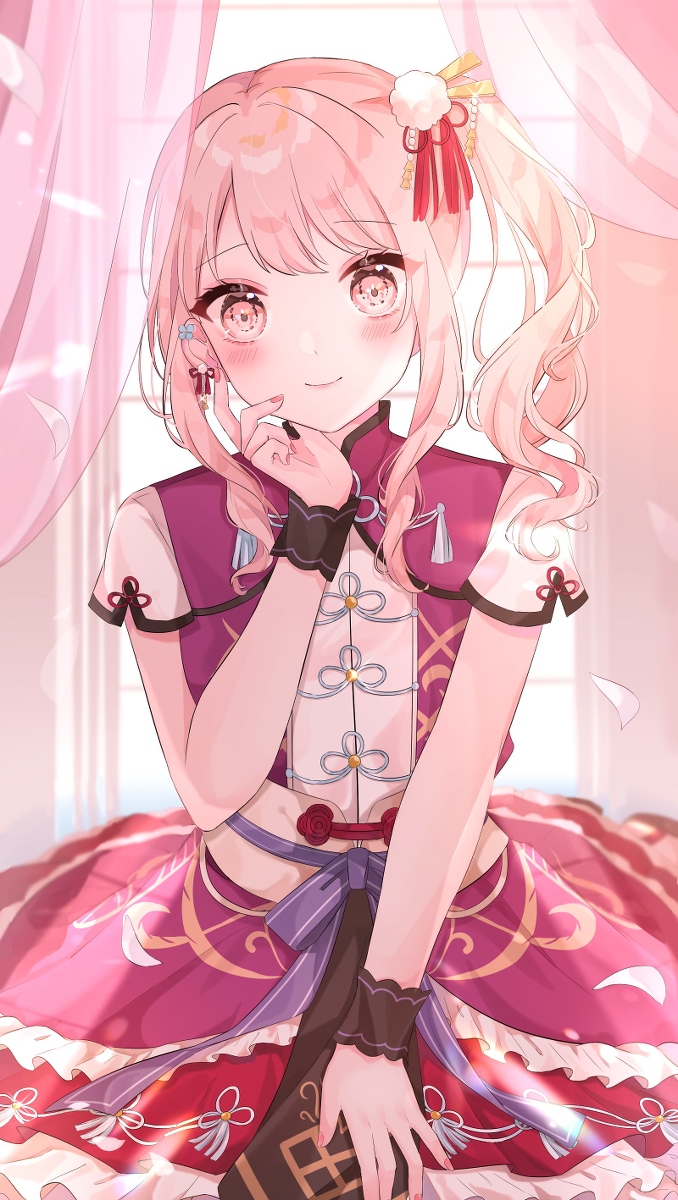 This is a pixiv picture whose title is 🎀.