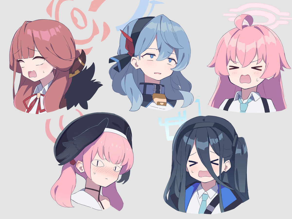 This is a pixiv picture whose title is ブルアカまとめ7.