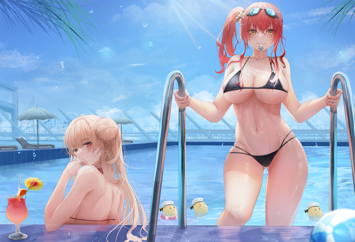 This is a pixiv picture whose title is Summer~.