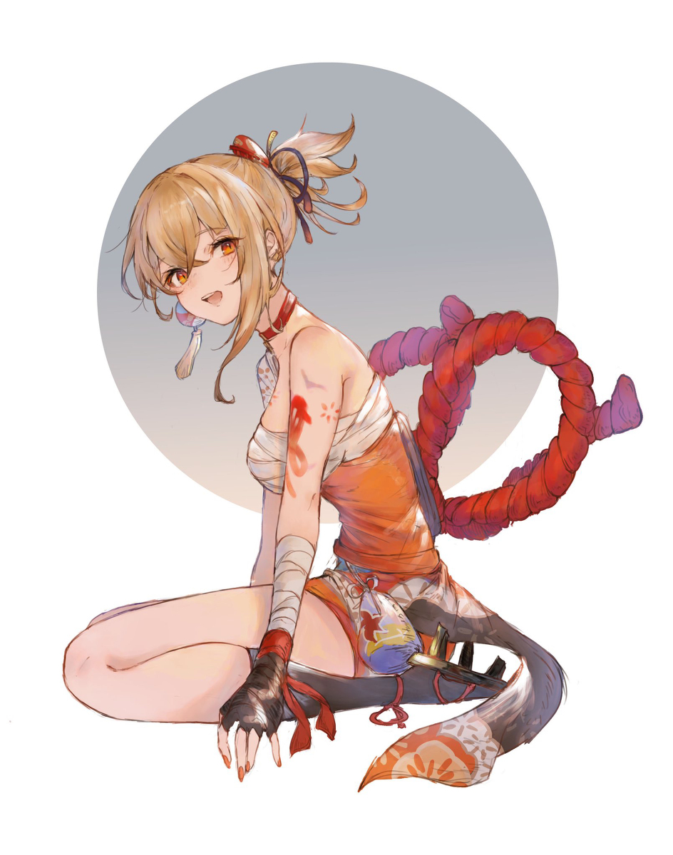 This is a pixiv picture whose title is 宵宮.