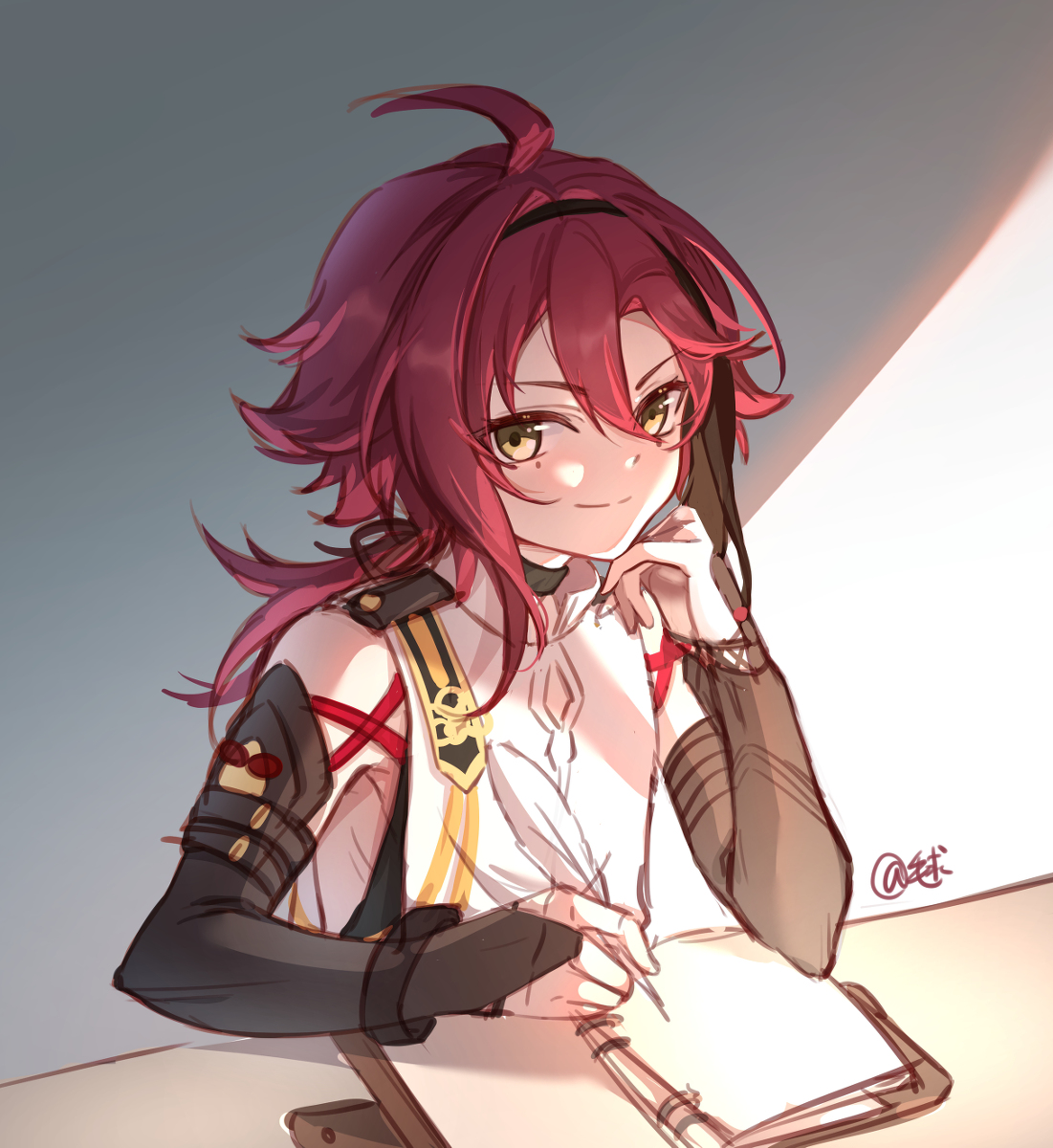 This is a pixiv picture whose title is 鹿野院平蔵.