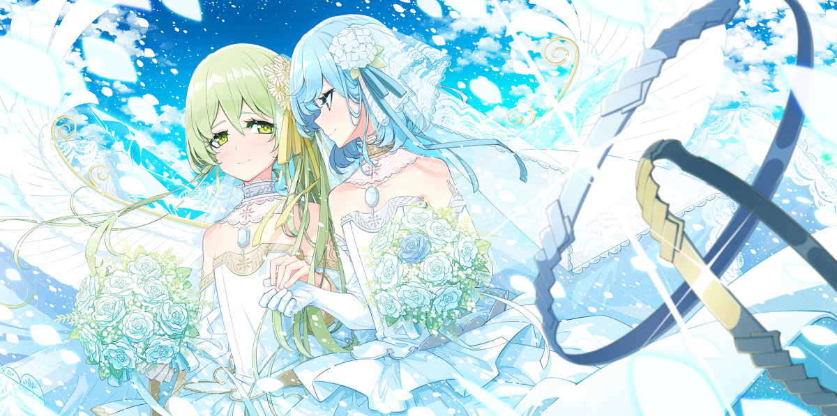This is a pixiv picture whose title is 婚姻.