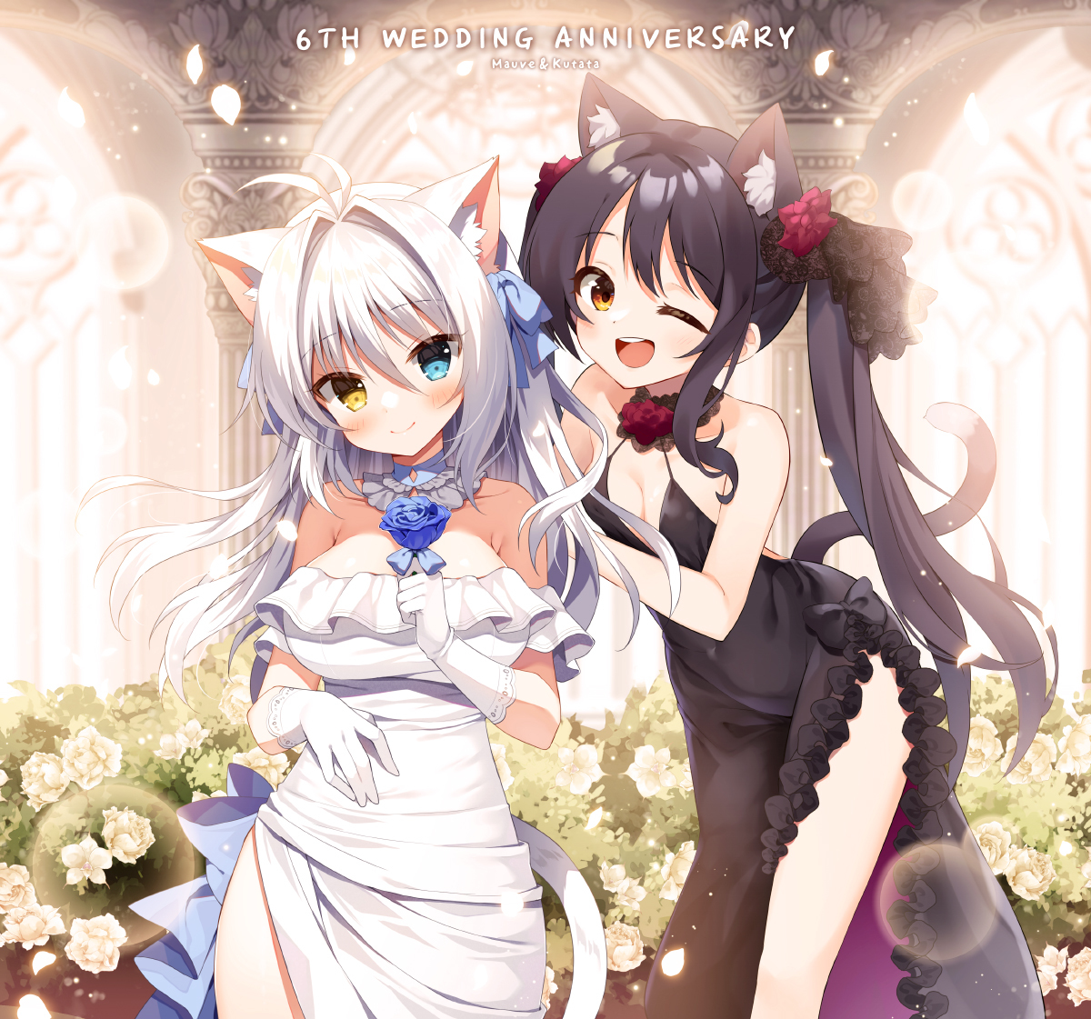 This is a pixiv picture whose title is WEDDING.