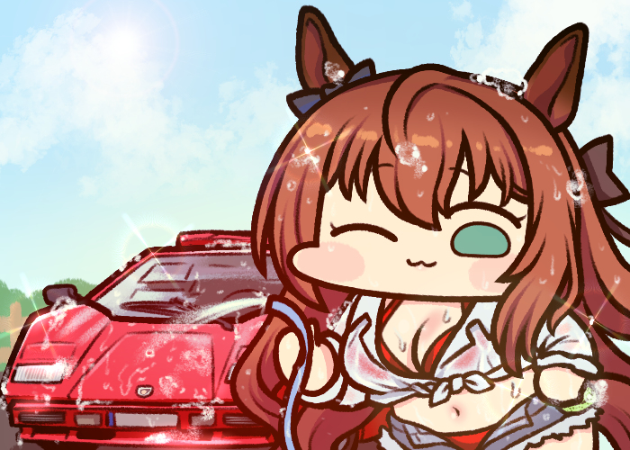 This is a pixiv picture whose title is マルゼンスキー.