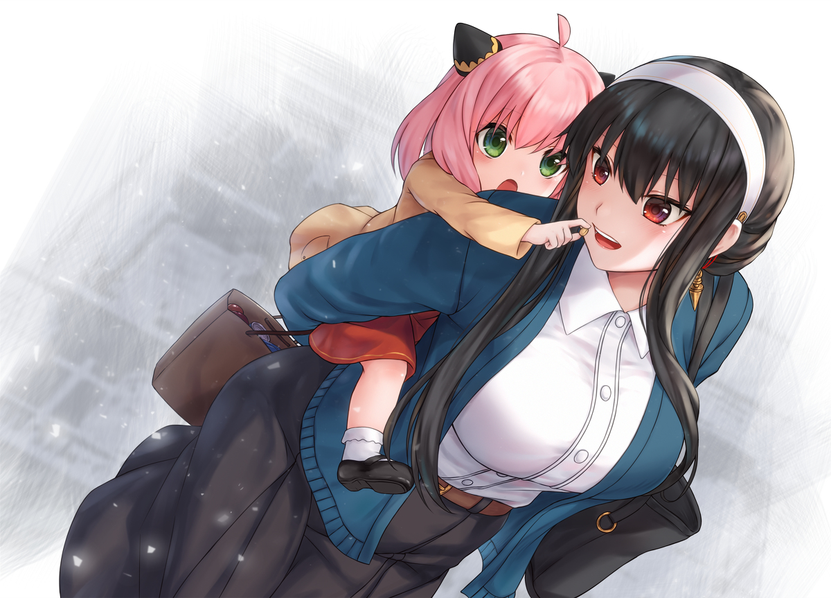 This is a pixiv picture whose title is ヨルXアーニャ.