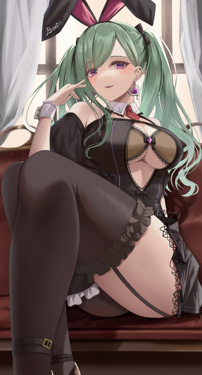 This is a pixiv picture whose title is 八雲べに💄💚.