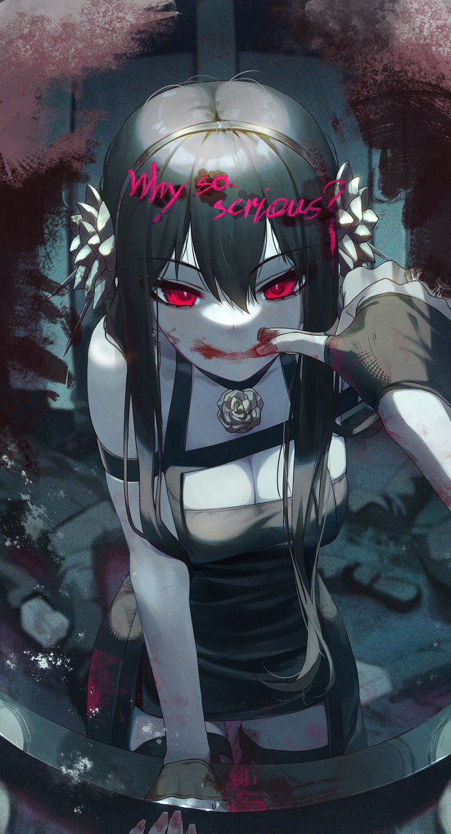 This is a pixiv picture whose title is Why so Serious?.