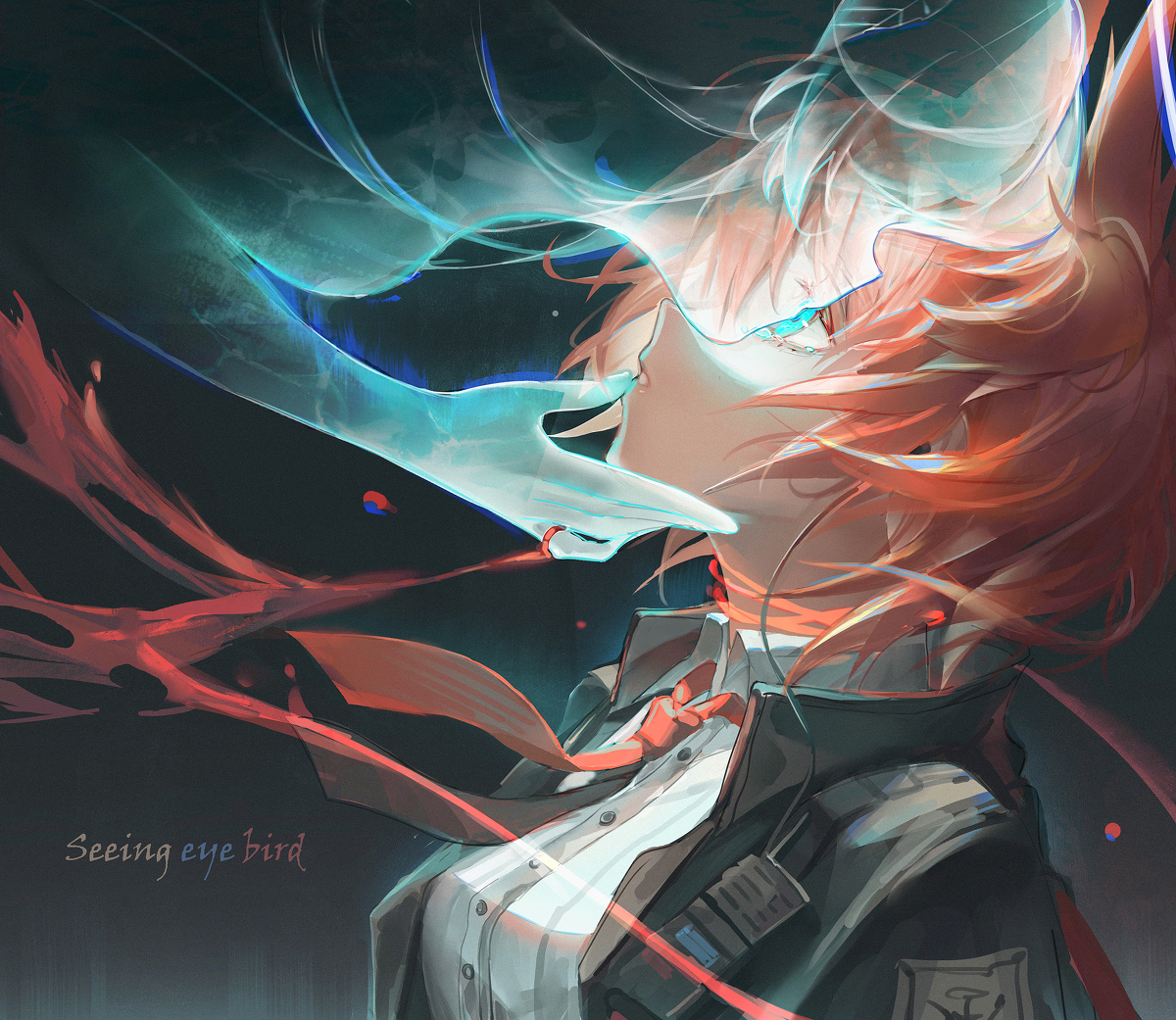 This is a pixiv picture whose title is Seeing eye bird.