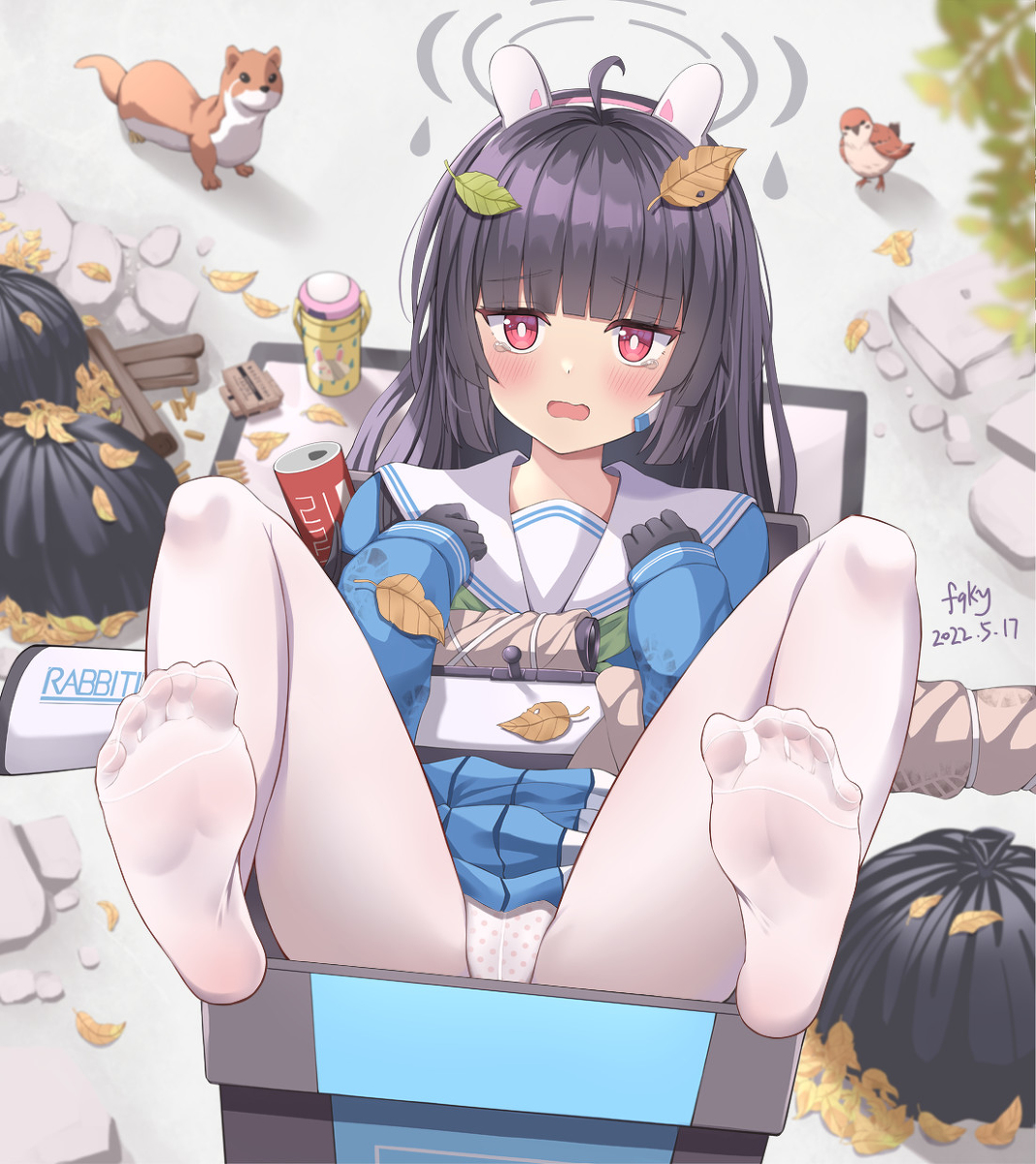 This is a pixiv picture whose title is 霞沢ミユ.