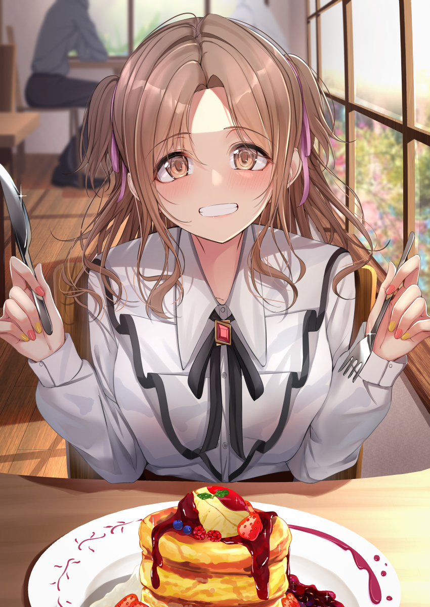 This is a pixiv picture whose title is 「雛菜とデートなうに使っていいよ～？」.