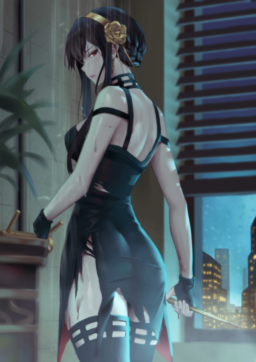 This is a pixiv picture whose title is ヨル・フォージャー.