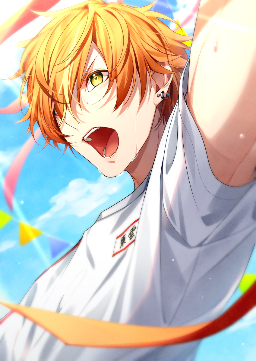 This is a pixiv picture whose title is 応援合戦.