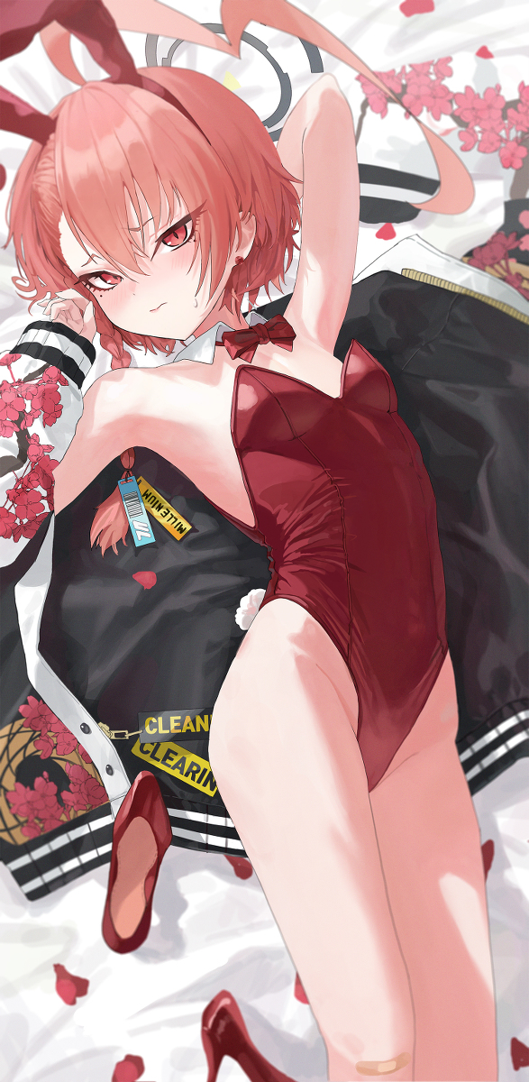 This is a pixiv picture whose title is 『美甘ネルver.バニーガール』.
