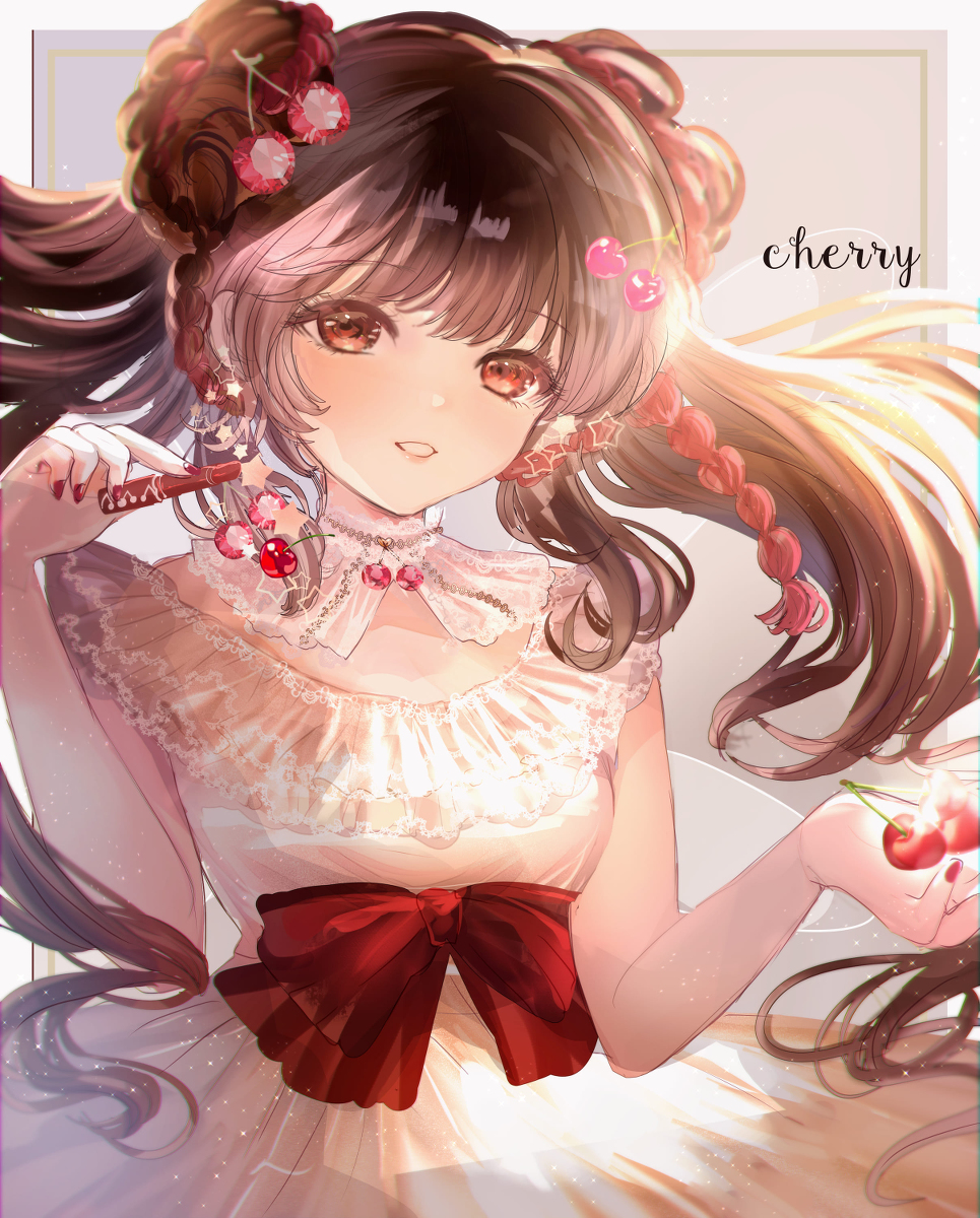 This is a pixiv picture whose title is cherry cosmetics fairy.