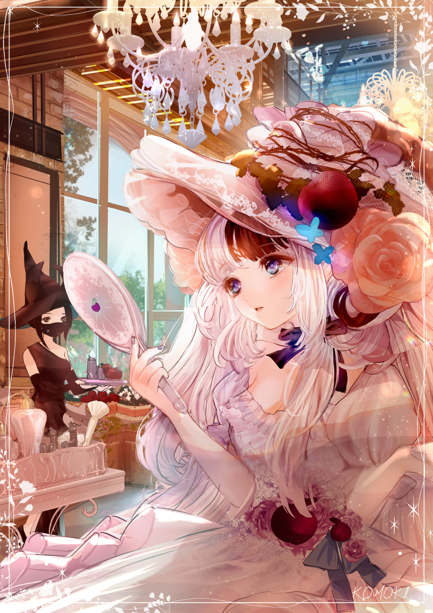 This is a pixiv picture whose title is 白雪姫魔女のコスメショップ.