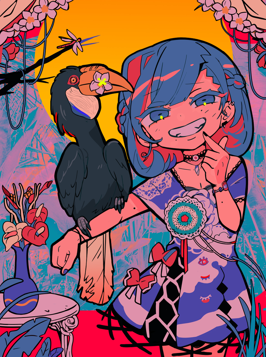 This is a pixiv picture whose title is Burung.