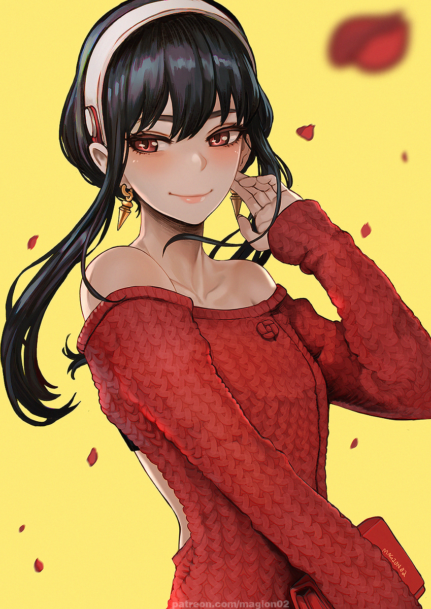 This is a pixiv picture whose title is ヨル・フォージャー.