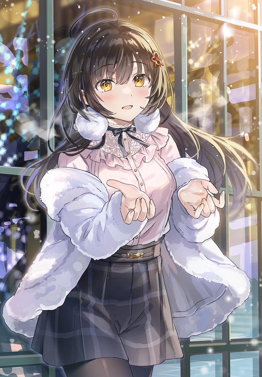 This is a pixiv picture whose title is 「今夜はずっと一緒だね」.