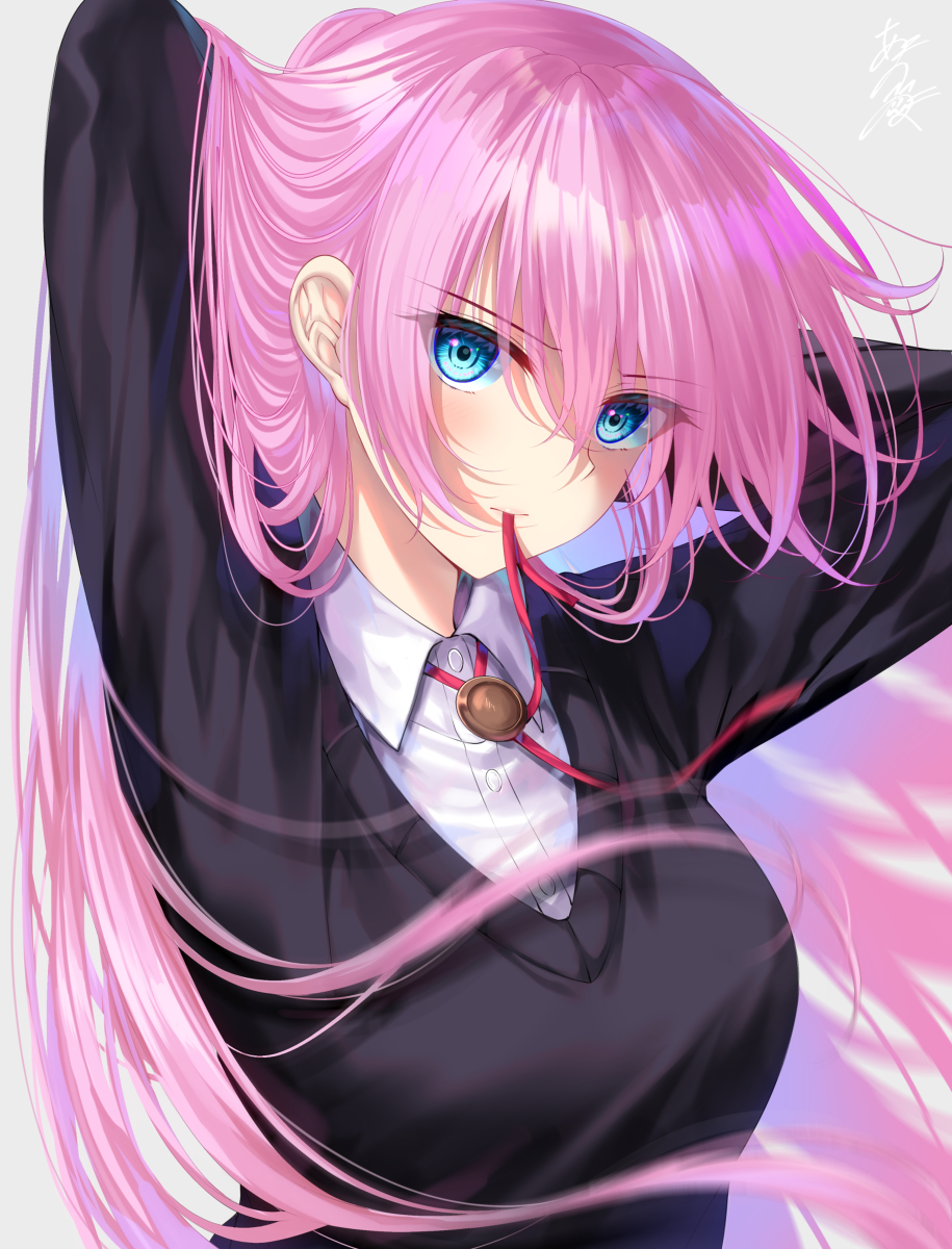 This is a pixiv picture whose title is 式守さん.