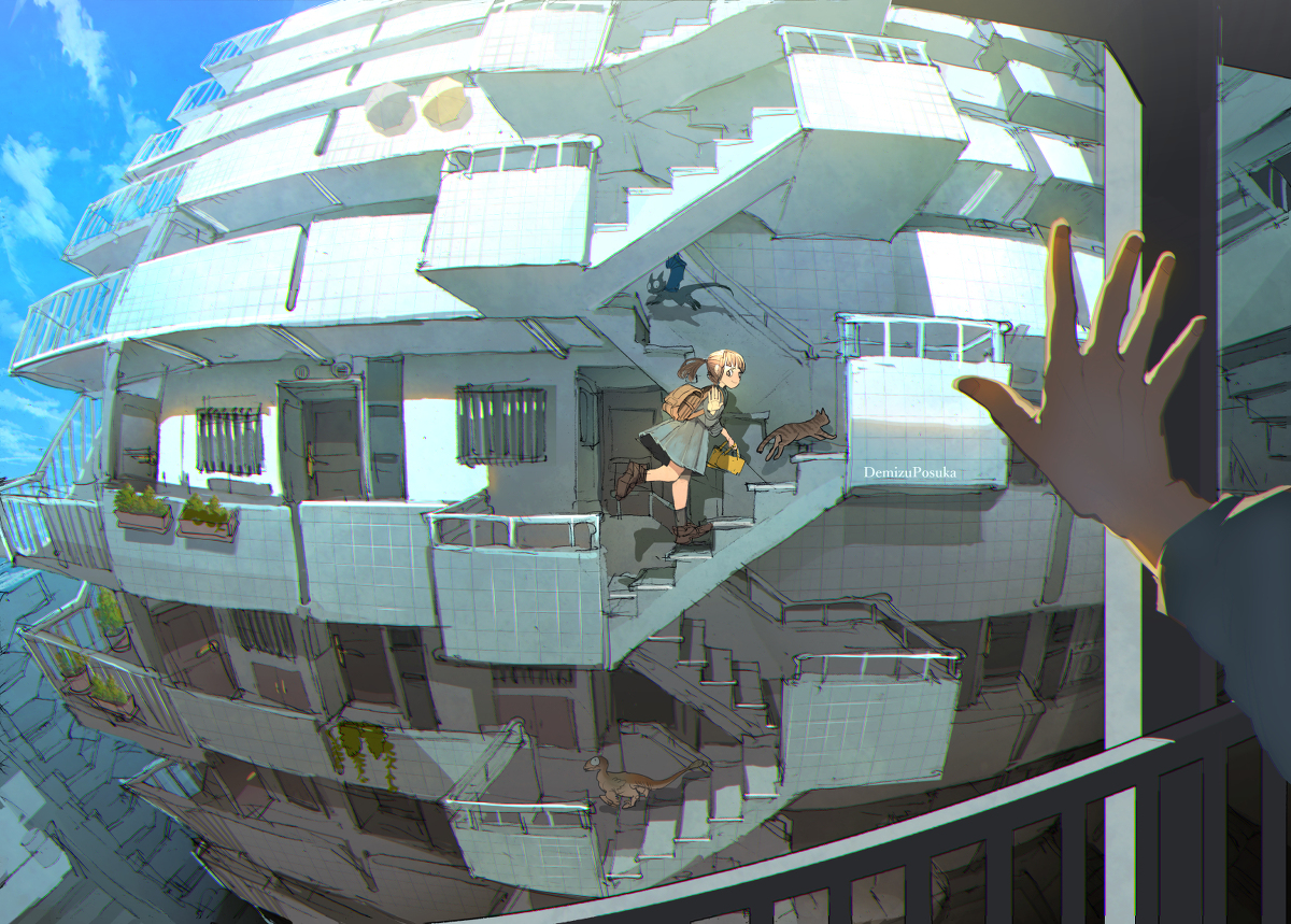 This is a pixiv picture whose title is またあとで！.