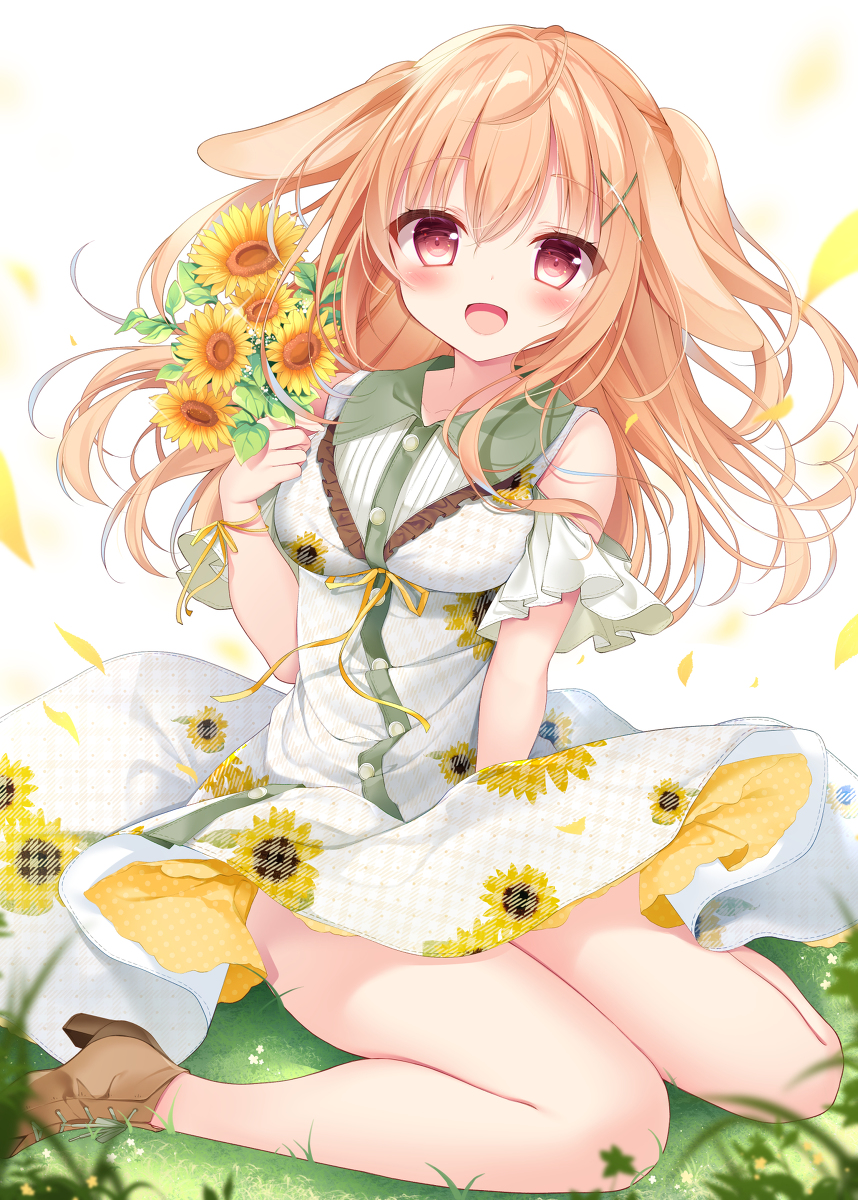 This is a pixiv picture whose title is 🌻✨.