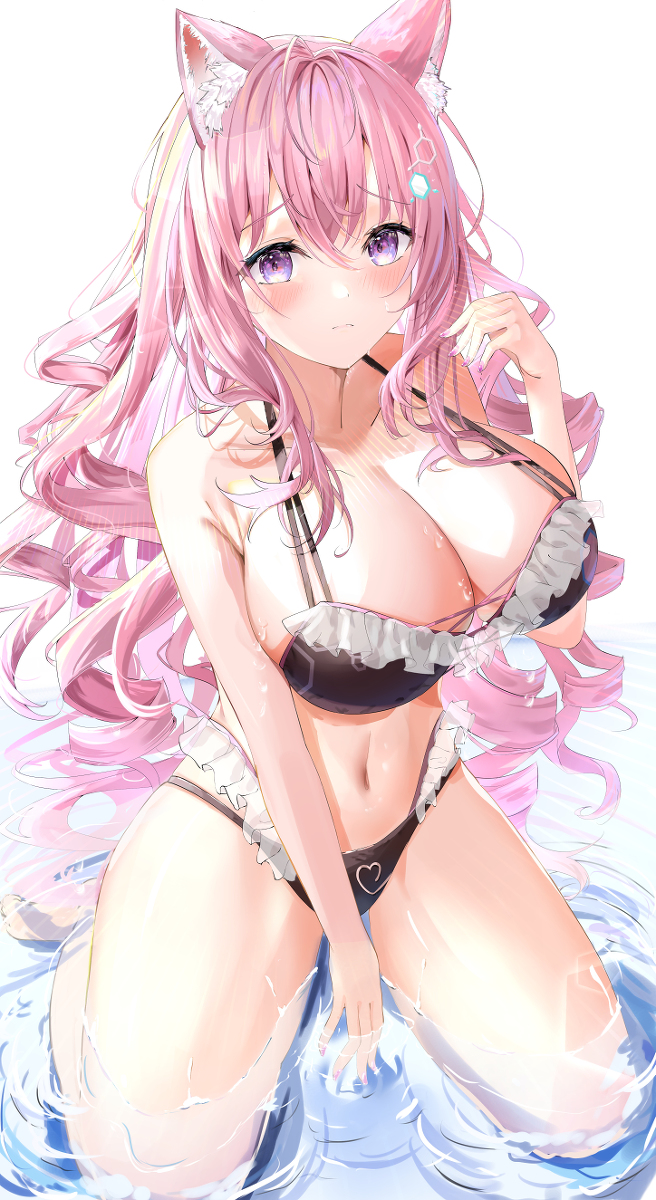 This is a pixiv picture whose title is 水着こよりちゃん.