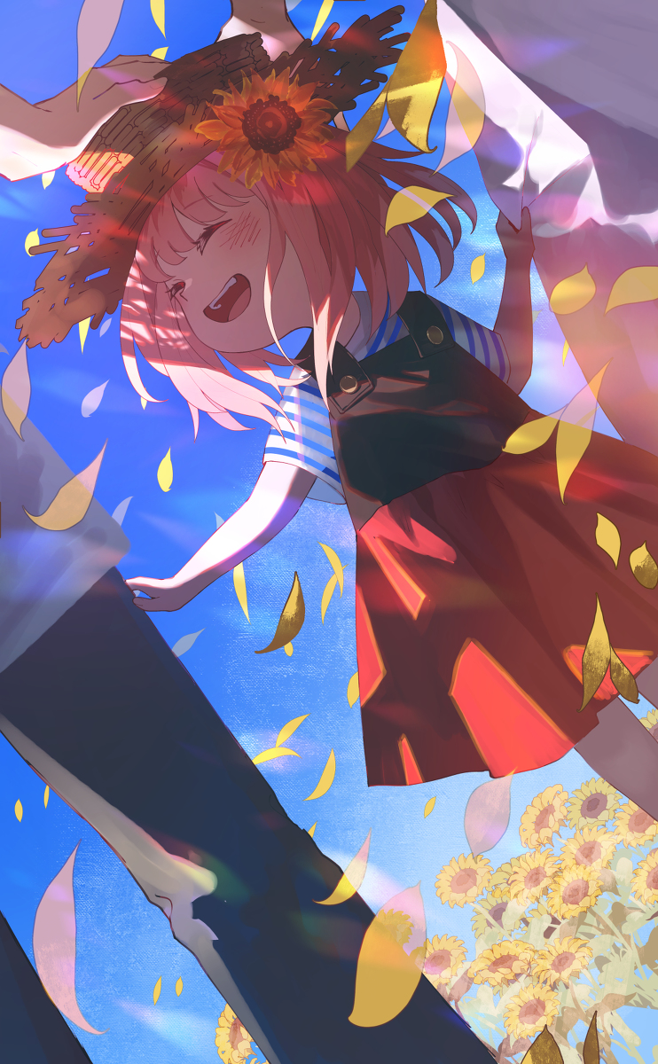 This is a pixiv picture whose title is 🌻.