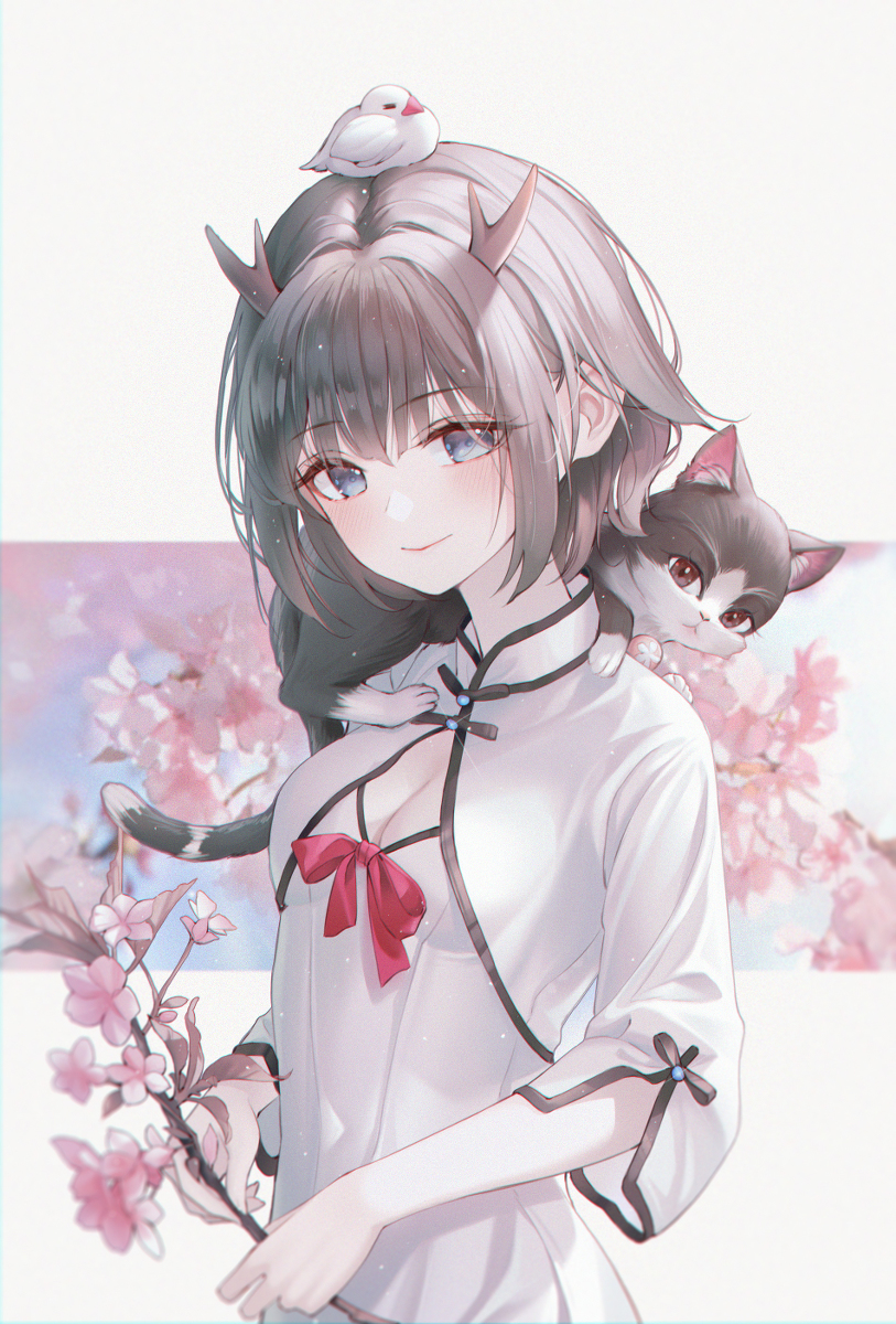 This is a pixiv picture whose title is 🌸.